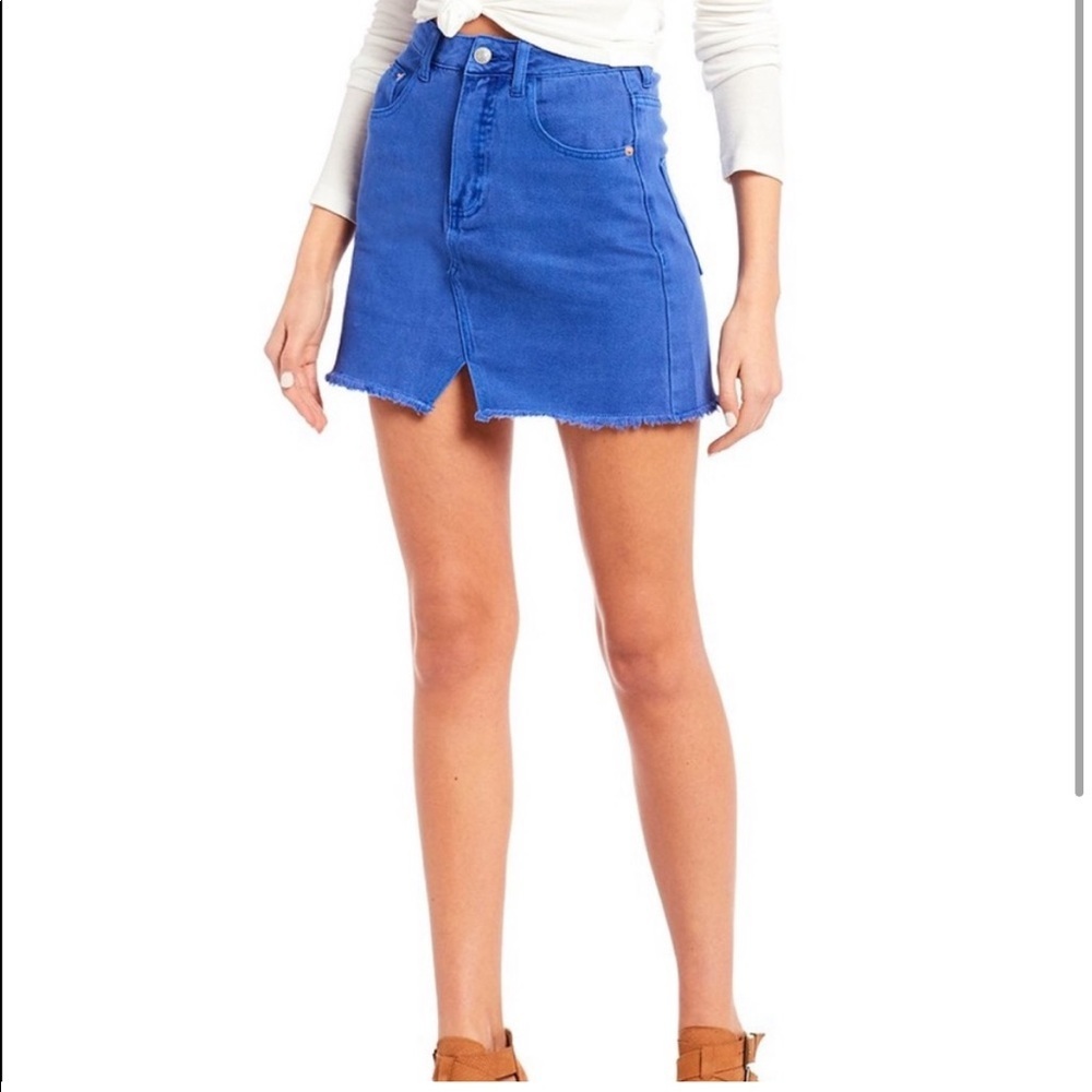 Denim Mini Skirt